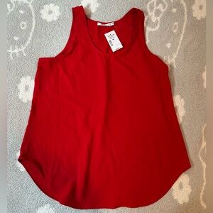 Women’s Ricki’s bright red tank top blouse size medium brand new with tags
